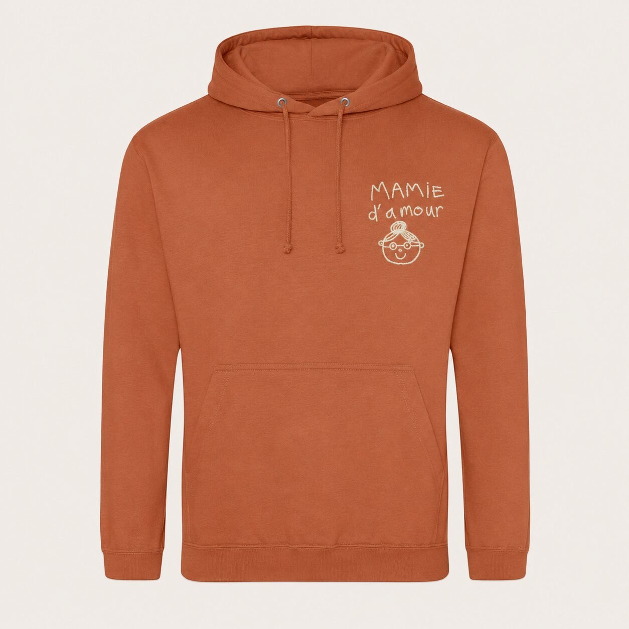 Sweat à capuche brodé avec dessin d'enfant personnalisé – Image 3