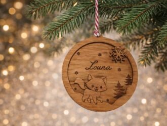 Boule de Noël personnalisée