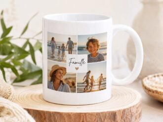 Mug blanc personnalisé avec photo, logo ou dessin