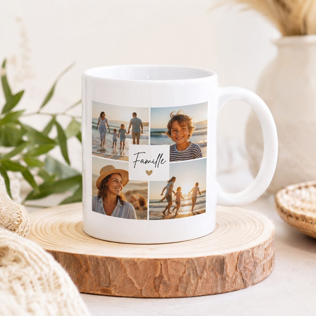 Mug blanc personnalisé avec photo, logo ou dessin