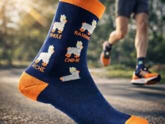Chaussettes de running - Lama'Scott x Pente Douce